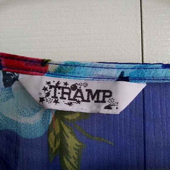 Tramp Bikini Cover Floral Sheer OS - Picture 4 of 4